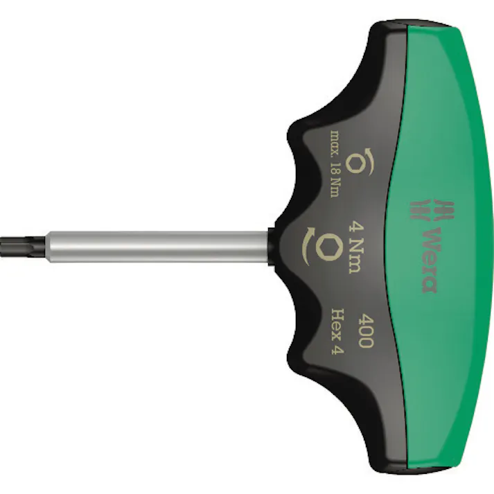 【CAINZ-DASH】Wera社 400 トルクドライバーT型 ヘックスプラス六角4.0 / 4.0 Nm 005080【別送品】