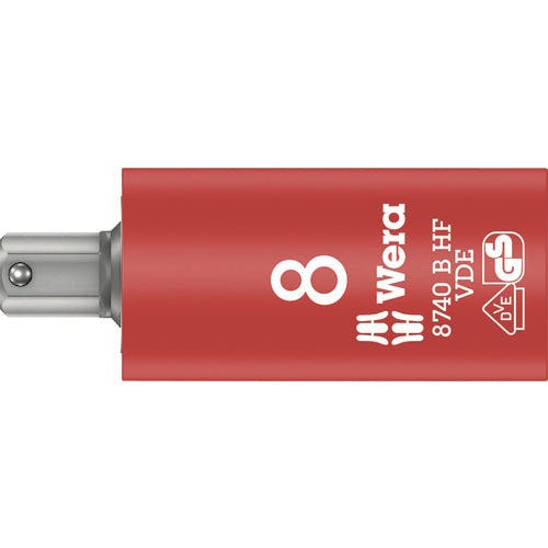 【CAINZ-DASH】Ｗｅｒａ社 ８７４０　Ｂ　ＶＤＥ　絶縁ホールディングファンションビットソケット　ＳＷ　８．０ 004903【別送品】