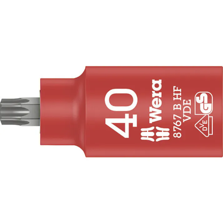 【CAINZ-DASH】Wera社 8767 B VDE 絶縁ホールディングファンションビットソケット TX 40 004924【別送品】