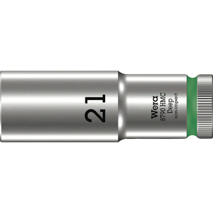 【CAINZ-DASH】Wera社 8790 HMC ディープソケット 21.0 004561【別送品】