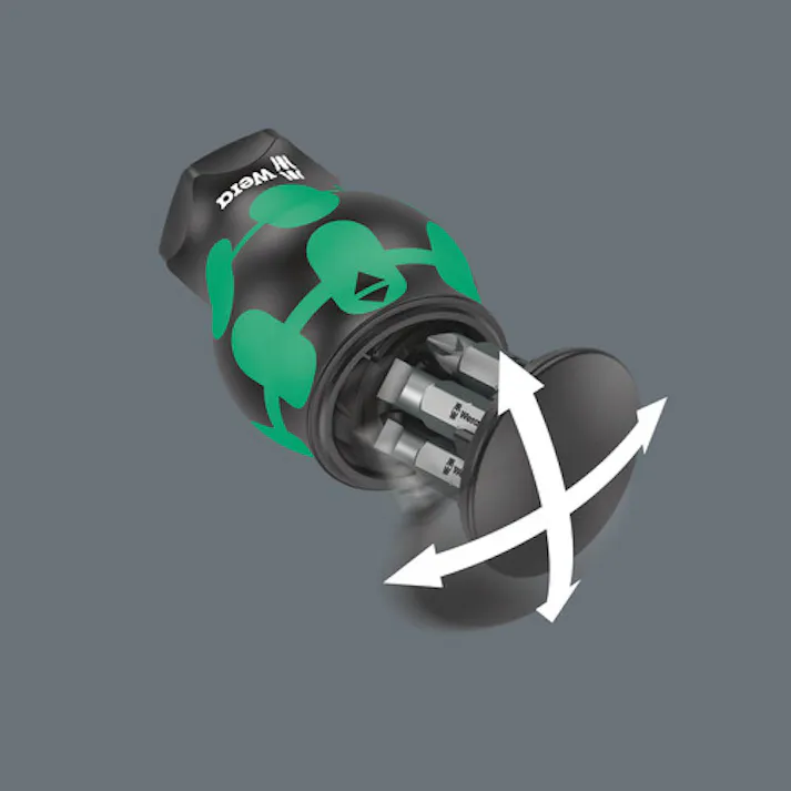 【CAINZ-DASH】Wera社 クラフトフォームコンパクト スタビマガジンドライバー 4 008877【別送品】