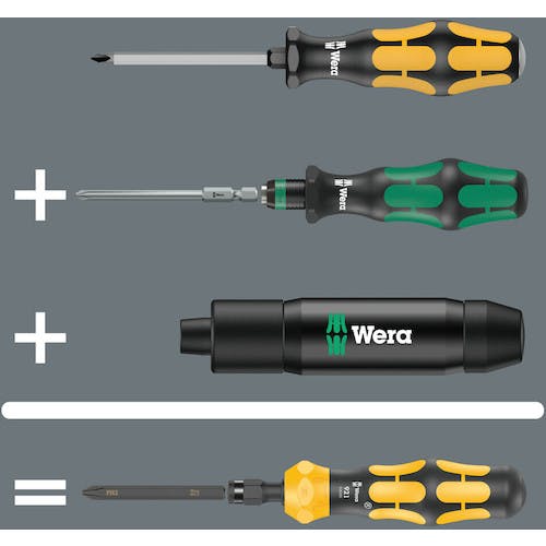CAINZ-DASH】Ｗｅｒａ社 差替式インパクト貫通ドライバーセット 018110