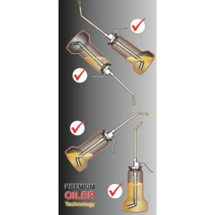 【CAINZ-DASH】mato社 360°オイラー 自在回転式給油パイプ HDPE 500ml 3308100【別送品】