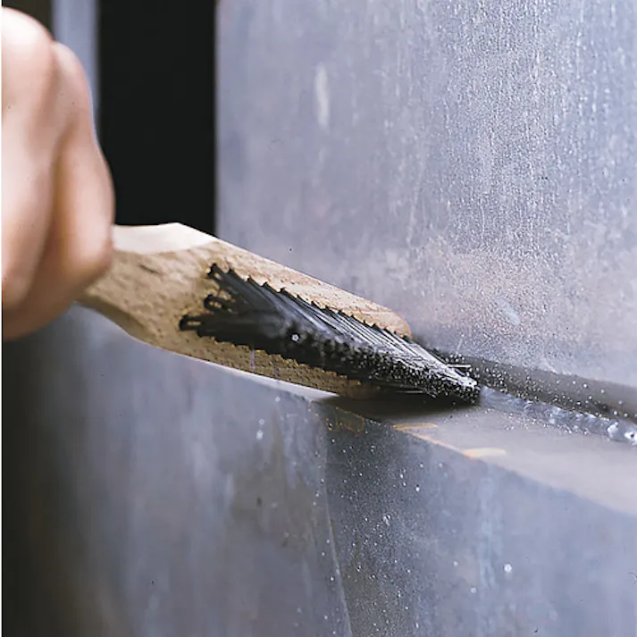 【CAINZ-DASH】LESSMANN社 剣先3行 木柄ハンドブラシ 鋼線 100031【別送品】