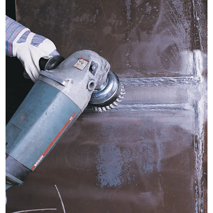 【CAINZ-DASH】LESSMANN社 ノットカップブラシ Φ75 ステンレス線 線径0.35 483714【別送品】