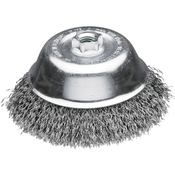 【CAINZ-DASH】LESSMANN社 工業用カップブラシ Φ75 鋼線 線径0.3 423164【別送品】