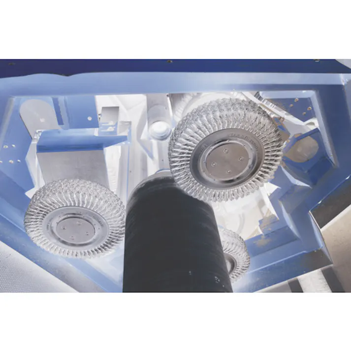 【CAINZ-DASH】LESSMANN社 ホイールブラシ Φ100 高張度鋼線 0.5 471214【別送品】