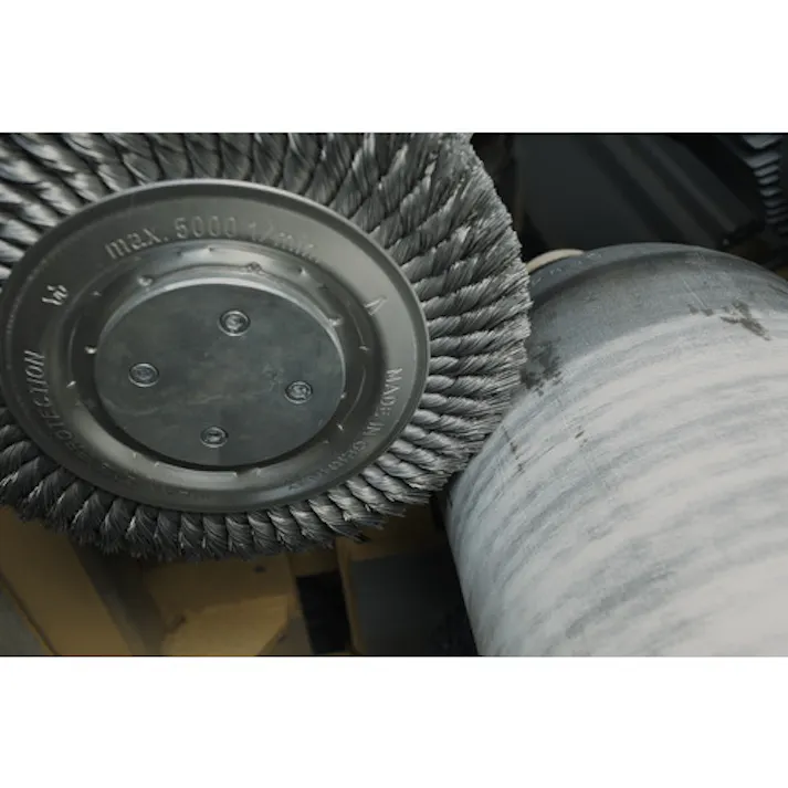 【CAINZ-DASH】LESSMANN社 ホイールブラシ Φ100 高張度鋼線 0.5 471214【別送品】