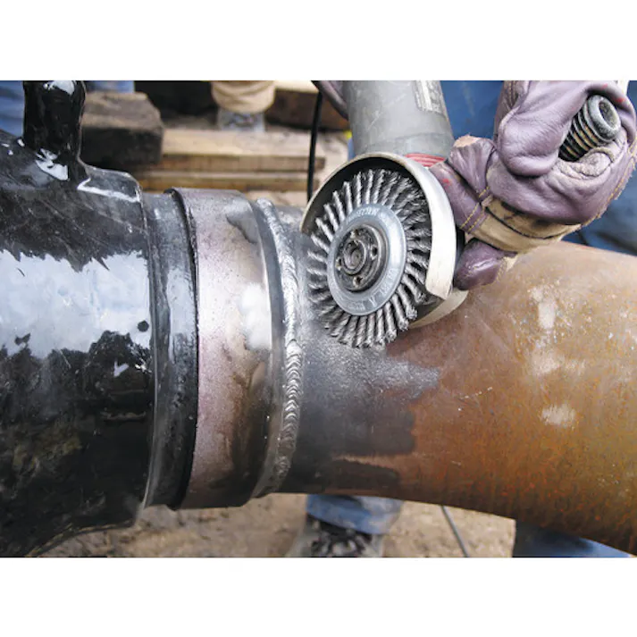 【CAINZ-DASH】LESSMANN社 パイプラインブラシ Φ100 ステンレス線 0.5 47180428【別送品】