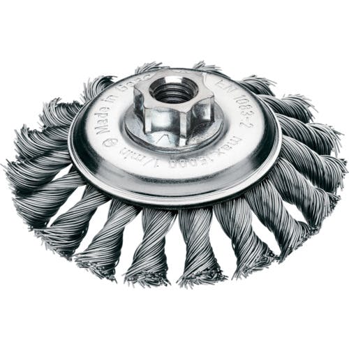 【CAINZ-DASH】ＬＥＳＳＭＡＮＮ社 ノットベベルブラシ　Φ１００　高張度鋼線　０．５ 471254【別送品】