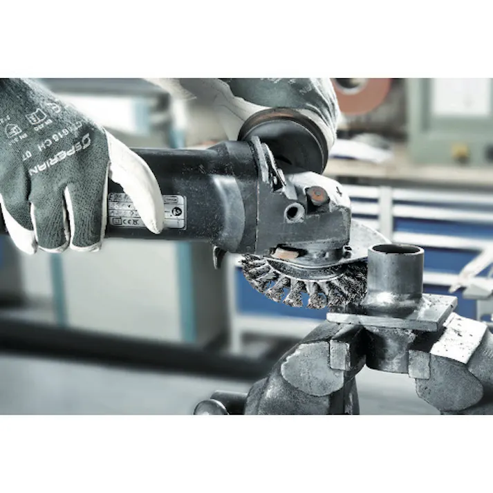 【CAINZ-DASH】LESSMANN社 ノットベベルブラシ Φ100 高張度鋼線 0.5 471254【別送品】