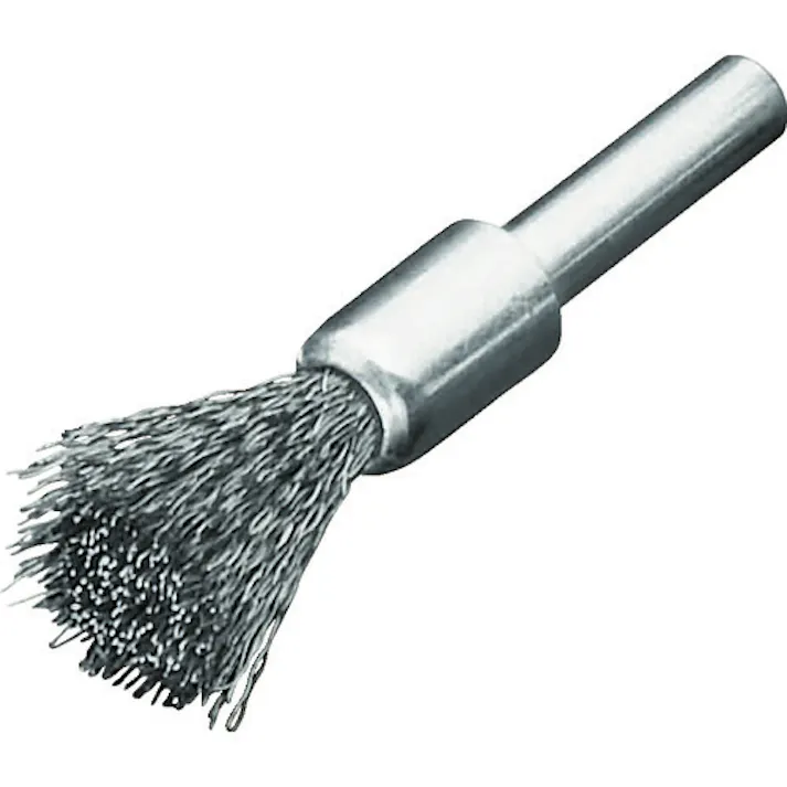 【CAINZ-DASH】LESSMANN社 軸付エンド型ブラシ 鋼線0.2 Φ12 451141【別送品】