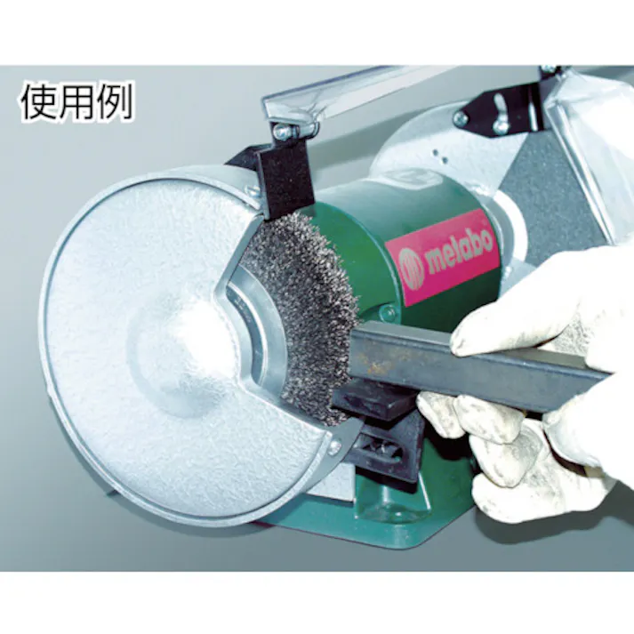 【CAINZ-DASH】LESSMANN社 ホイルブラシ 100mm 0.3 ステンレス線 323363【別送品】