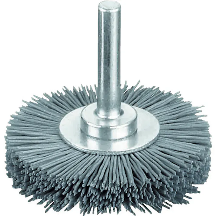 【CAINZ-DASH】LESSMANN社 軸付ホイルブラシ 砥粒入ナイロン線 1.1 #120 φ50 415842【別送品】