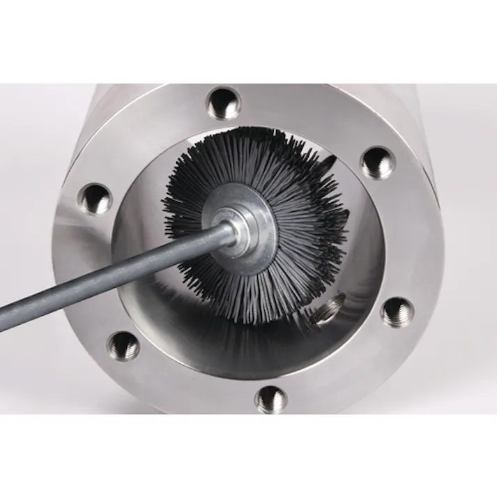 【CAINZ-DASH】LESSMANN社 軸付ホイルブラシ 砥粒入ナイロン線 1.1 #120 φ70 417842【別送品】