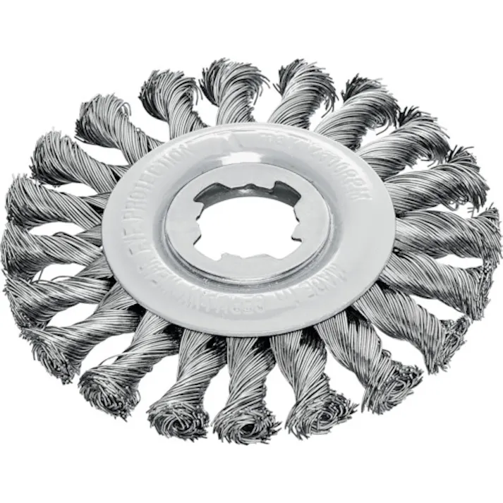 【CAINZ-DASH】LESSMANN社 XーLOCK ノットホイールブラシ Φ115 高張度鋼線 線径0.5 472.21X.JP【別送品】