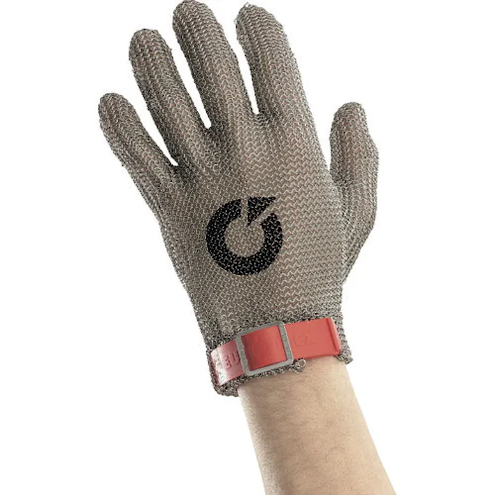 【CAINZ-DASH】Heilemann社 突刺し防止 耐切創クサリ手袋 コンフォート 1枚 ショートSS HC150【別送品】