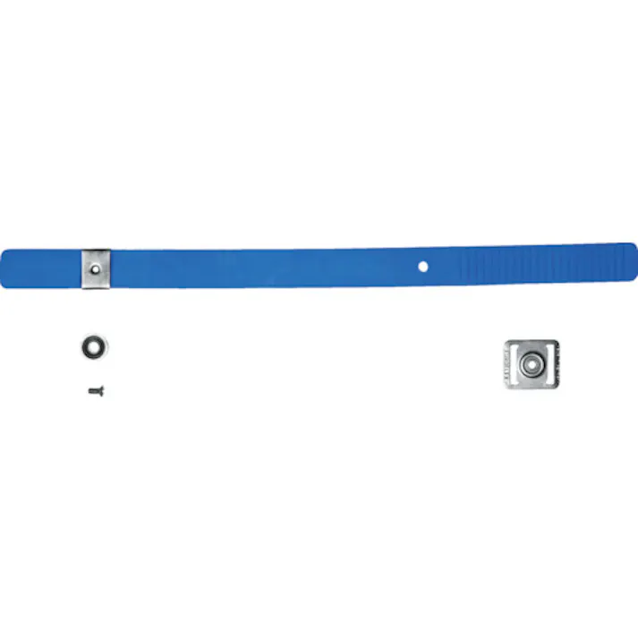 【CAINZ-DASH】Heilemann社 突き刺し防止・耐切創クサリ手袋 コンフォート用バンド Lサイズ ブルー KBS53【別送品】