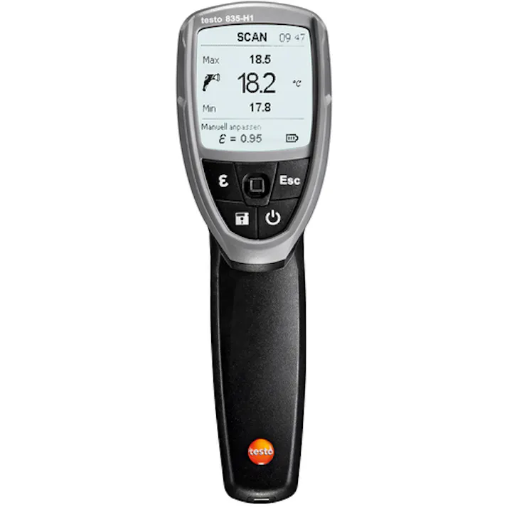 【CAINZ-DASH】テストー 赤外放射温度計 testo 835-H1(気体温湿度センサ付き) TESTO835-H1【別送品】