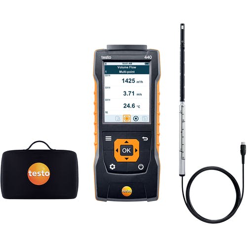 テストー 熱線式風速計 testo 440 熱線式式風速プローブセット 0563 4400 風速計 テストー 熱線式風速計 testo 440 熱線式式風速プローブセット 0563 4400 風速計
