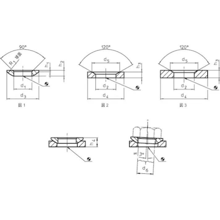 【CAINZ-DASH】ロームヘルド・ハルダー 球面ワッシャー 焼入れ鋼 適合ボルトM6 23050.0006【別送品】