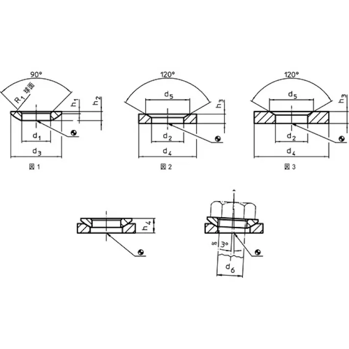 【CAINZ-DASH】ロームヘルド・ハルダー 円錐シート 焼入れ鋼 適合ボルトM48 23050.0148【別送品】