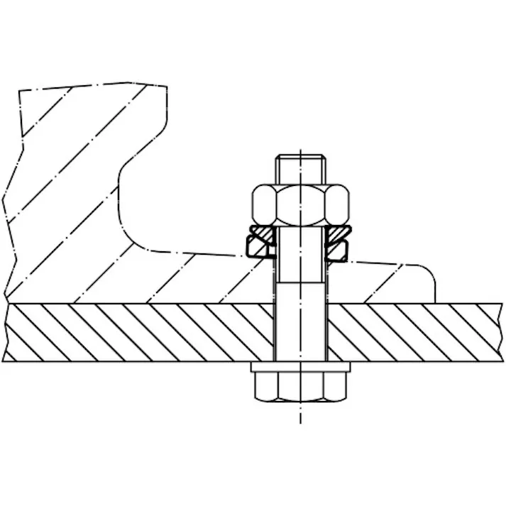 【CAINZ-DASH】ロームヘルド・ハルダー 球面ワッシャー ステンレス鋼 適合ボルトM24 23050.0324【別送品】