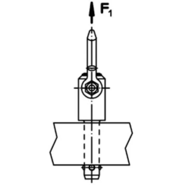 【CAINZ-DASH】ロームヘルド・ハルダー リフティング・ピン セルフ・ロッキング 熱処理鋼 25L 22350.0604【別送品】