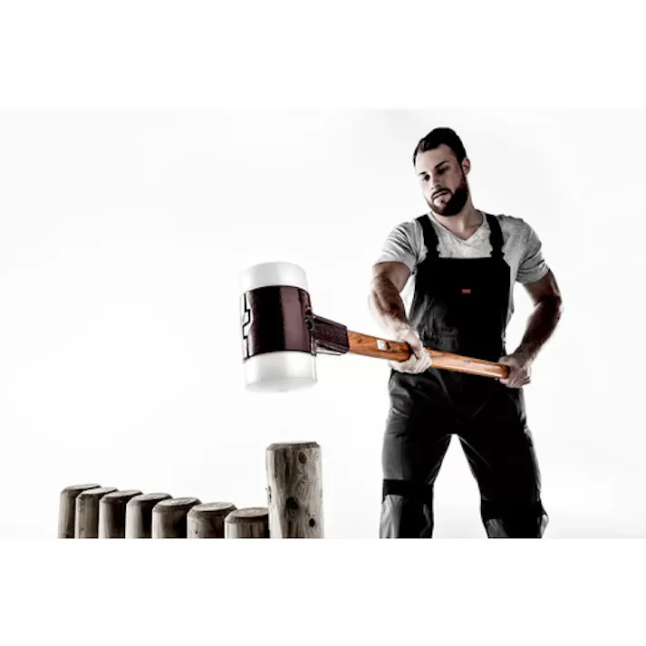 【CAINZ-DASH】ロームヘルド・ハルダー HALDER SIMPLEXスレッジハンマー コンビネーションハンマーセット ポリエチレン(白) 頭径100mm 3007.100【別送品】