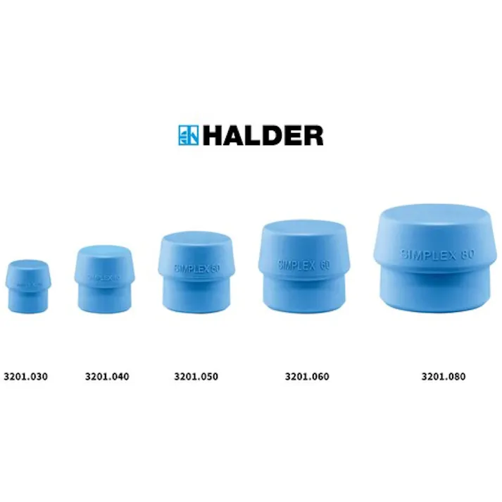 【CAINZ-DASH】ロームヘルド・ハルダー SIMPLEXハンマー用インサート TPEソフト(青) 径60mm 3201.060【別送品】