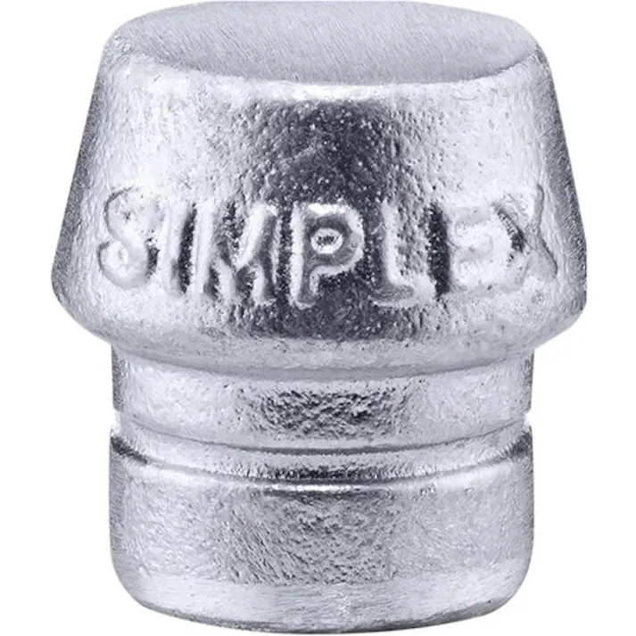 【CAINZ-DASH】ロームヘルド・ハルダー ハンマー用部品 SIMPLEX用インサート ソフトメタル(シルバー) 頭径30mm 3209.030【別送品】