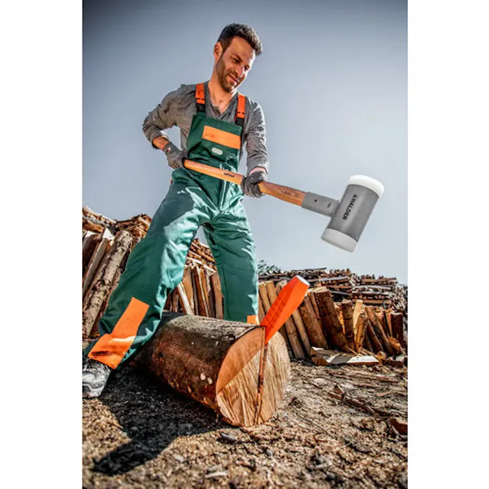 【CAINZ-DASH】ロームヘルド・ハルダー SUPERCRAFTショックレス 無反動スレッジハンマー ヒッコリーハンドル 径(80)mm ナイロン(白) 3366.081【別送品】