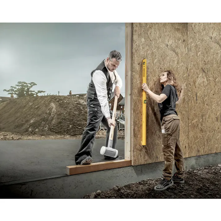 【CAINZ-DASH】ロームヘルド・ハルダー SUPERCRAFTショックレス 無反動スレッジハンマー ヒッコリーハンドル 径(80)mm ナイロン(白) 3366.081【別送品】