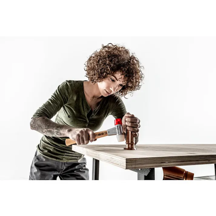 【CAINZ-DASH】ロームヘルド・ハルダー BASEPLEXハンマー アセテート(赤)ナイロン(白) 径40 3968.040【別送品】