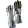 【CAINZ-DASH】JUTEC社 耐熱手袋 アルミナイズドレザー L H05LA238-W2-9【別送品】