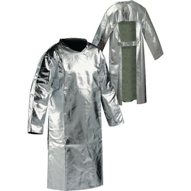 【CAINZ-DASH】ＪＵＴＥＣ社 耐熱保護服　袖付エプロン　Ｍサイズ HSFM120KA-2-48【別送品】
