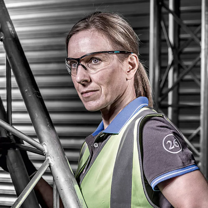 【CAINZ-DASH】UVEX社 一眼型保護メガネ スポーツスタイル 9193080【別送品】