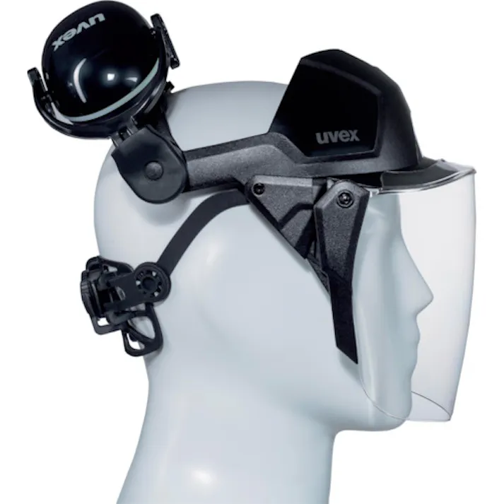 【CAINZ-DASH】UVEX社 フィオス フェイスガード イヤーマフ付き 9790212【別送品】
