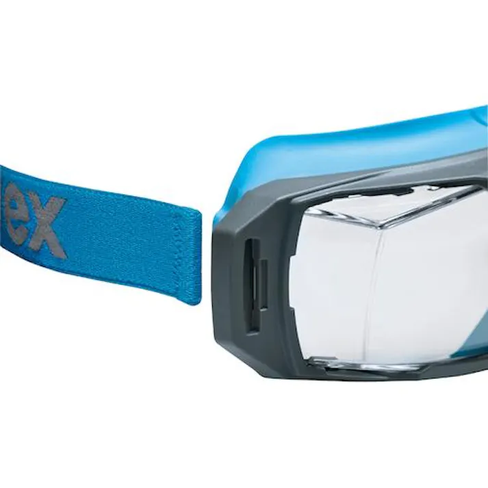 【CAINZ-DASH】UVEX社 一眼型保護メガネ スーパーOTG ガードCB ヘッドバンドタイプ 9142104【別送品】