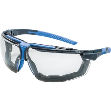 【CAINZ-DASH】ＵＶＥＸ社 一眼型保護メガネ　アイスリー　ガードフレーム付き 9190211【別送品】