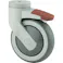 【CAINZ-DASH】テンテキャスター 樹脂キャスター“LEVINA”(エラストマー車輪) φ125 自在式(トータルロック付) 5377PJP125P30-13【別送品】