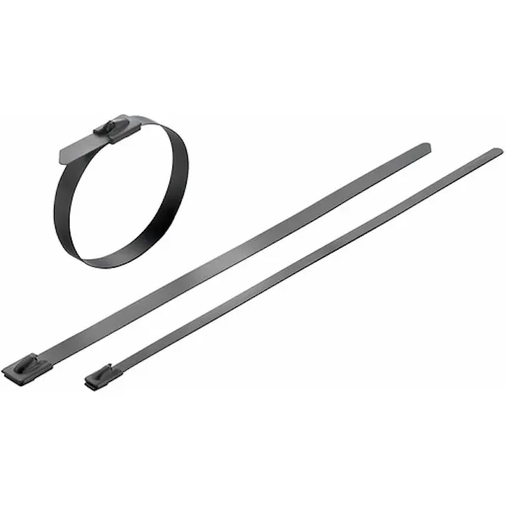 【CAINZ-DASH】日本ワイドミュラー ケーブルタイ ポリエステルコーティングステンレスタイプ 1015340000【別送品】