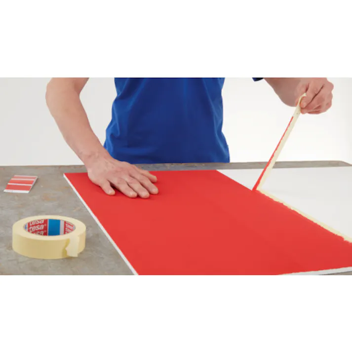 【CAINZ-DASH】テサテープ マスキングテープ建築内装・養生用 25mm×50m 黄 4323-25-50【別送品】