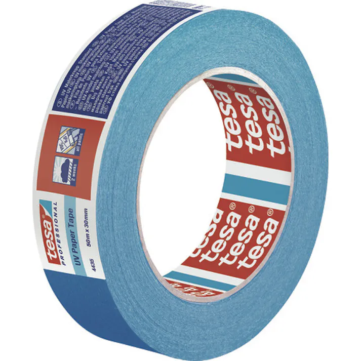 【CAINZ-DASH】テサテープ マスキングテープ建築外装・養生用 25mm×50m 青 4435-25-50【別送品】