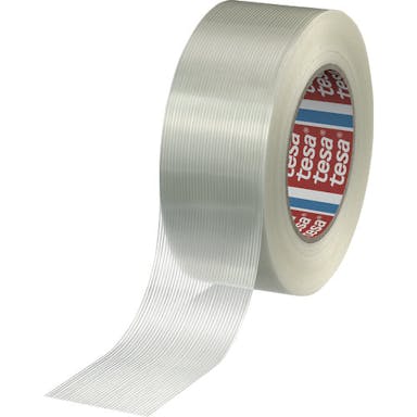【CAINZ-DASH】テサテープ フィラメントテープ　白　２５ｍｍｘ５０ｍ【別送品】