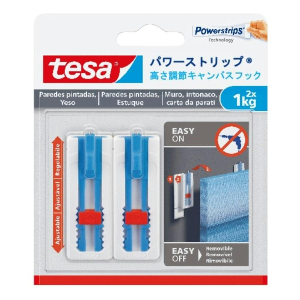 tesa 壁掛けフック アートパネル 壁 キズつけない パワーストリップ 高