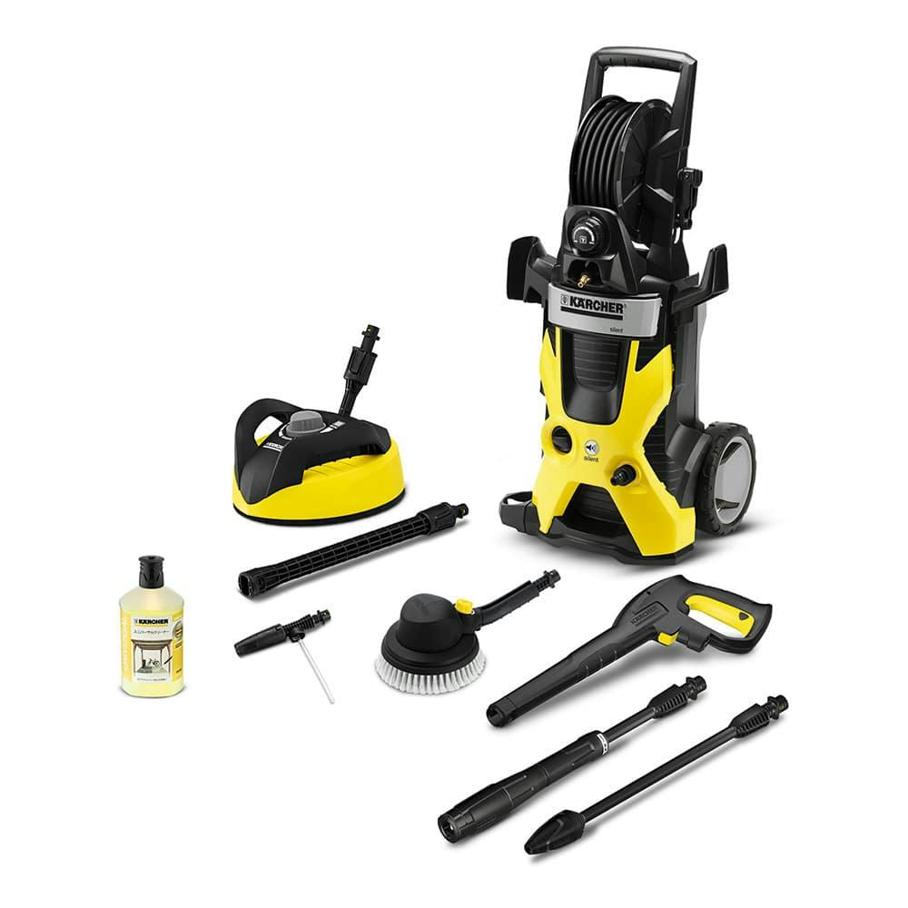 KARCHER ケルヒャー K4 コンパクト 高圧洗浄機 キャスター付き - 生活家電