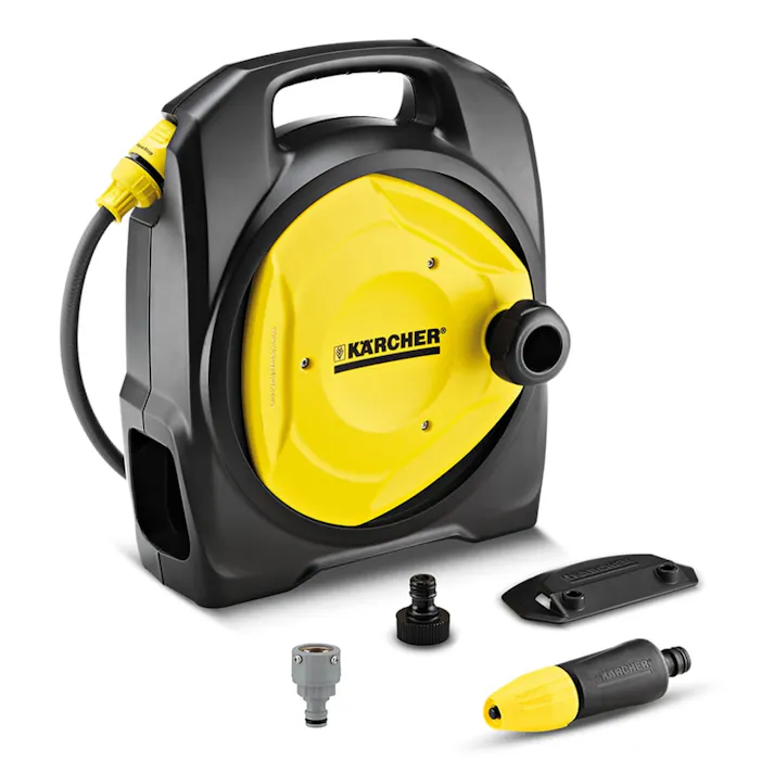 コンパクトホースリール 10m+2m 万能口金(大)付 2.645-290.0(販売終了)