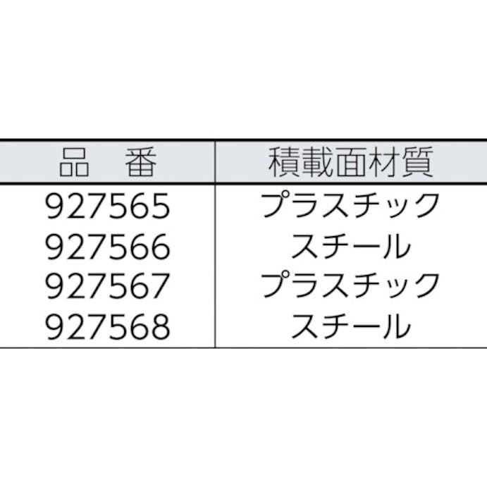 【CAINZ-DASH】カイザークラフト社 プレート台車　スチール 927566【別送品】