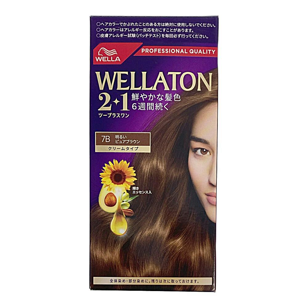 ウエラトーン 2＋1 クリームタイプ 7B 明るいピュアブラウン
